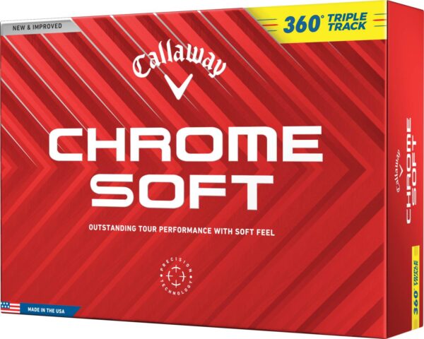 Callaway Chrome Soft 360 Triple Track (2024) Golfbolde