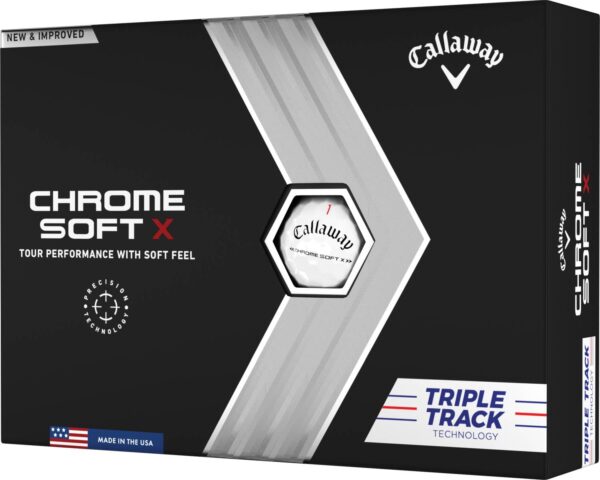 Callaway Chrome Soft X Triple Track (2022) Golfbolde