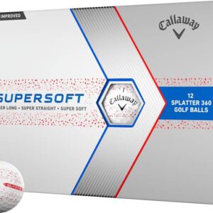 Callaway Supersoft Splatter Golfbolde