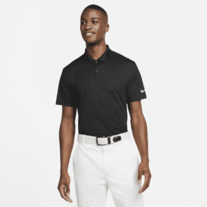 Nike Dri-FIT Victory-golfpolo til mænd - sort